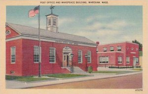 Massachusetts Wareham Post Office And Makepeace Building