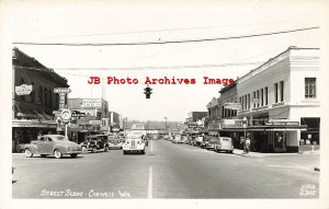 330615-Washington, Chehalis, RPPC, Street Scene, Business Section, Ellis No 2305