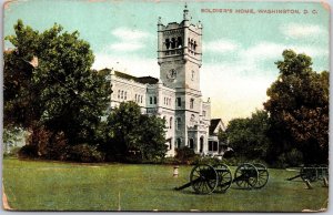 1909 Soldiers Home Washington D.C. Posted Trees Grounds Postcard