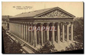 Postcard Old Paris La Madeleine