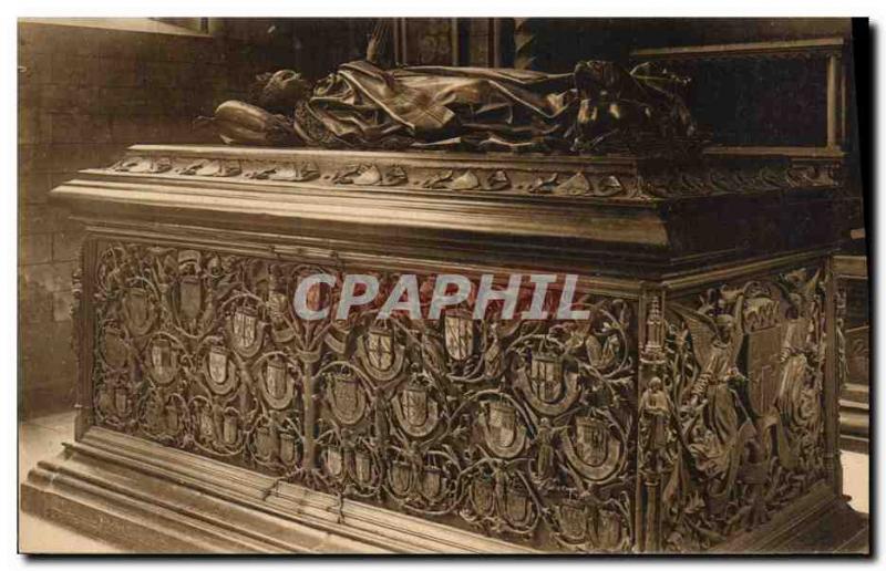 Bruges Old Postcard Tomb of Mary of Burgundy