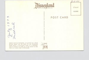 VINTAGE POSTCARD DISNEYLAND MAIN STREET USA GREETINGS FLORAL MICKEY #3