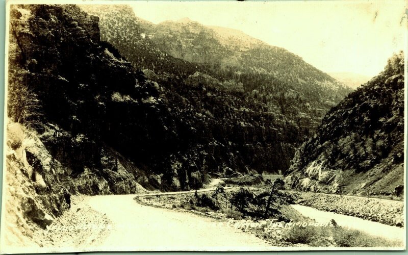 RPPC Lot of 3 Wind River Canyon Thermopolis Wyoming Real Photo Postcards