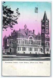 1910 Freeborn County Court House Exterior Albert Lea Minnesota Vintage Postcard