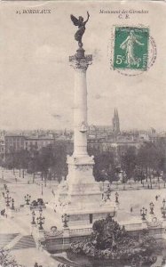 France Bordeaux Monument des Girondins 1913