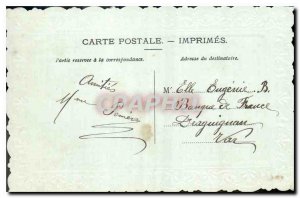 Postcard Old Moon Flowers