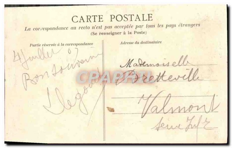 Old Postcard Brionne Old Castle Ruins