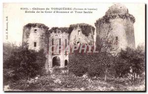 Old Postcard Castle View GENEVALE Tonquedec Tonquedec Ruins of Entree of the ...