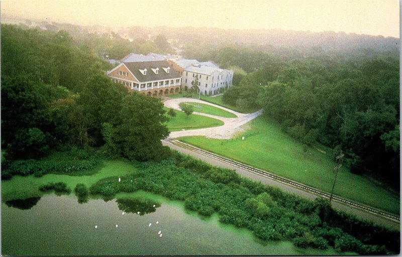 Vtg Avery Island LA McIlhenny Company Corporate Office Building Tobasco Postcard