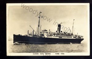 LS2632 - Cunard Liner - Scythia - postcard