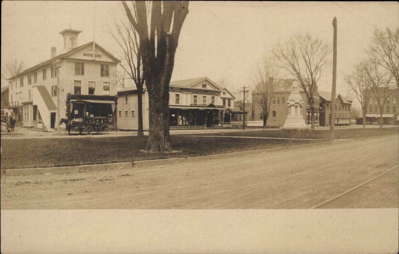 Southington Connecticut CT Downtown Stores 1907 Used Real Photo Postcard