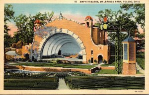 Ohio Toledo Walbridge Park Amphitheatre Curteich