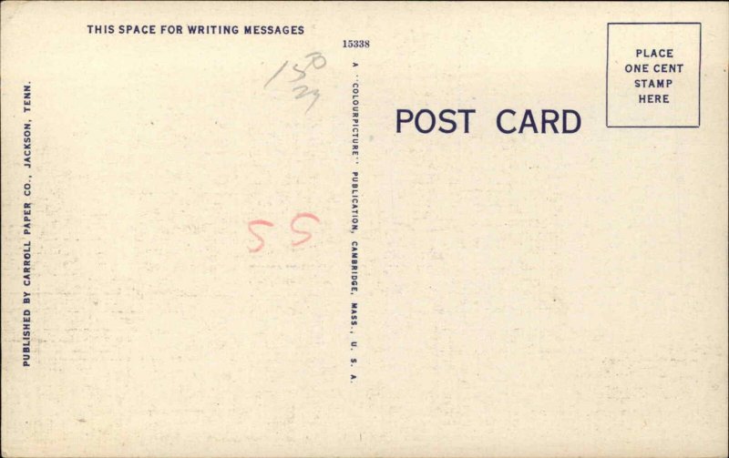 Jackson Tennessee TN New Southern Hotel 1930s-50s Vintage Postcard