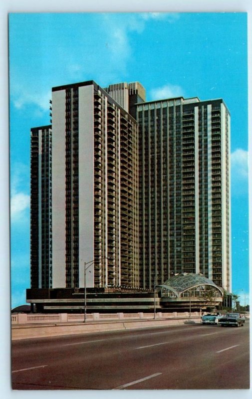 CHICAGO, Illinois IL ~ Advertising OUTER DRIVE EAST APARTMENTS 1964  Postcard
