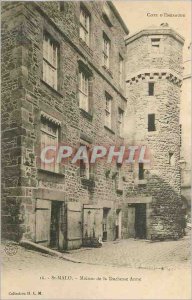 Postcard Old St. Malo House of the Duchess Anne