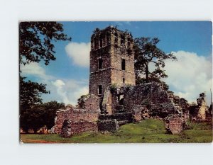 Postcard Ruins of the Cathedral in Old Panama, Panama City, Panama