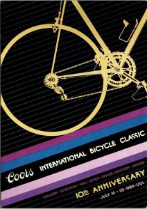 Coors International Bicycle Classic Race 1984 Colorado Postcard Warner Bros Film