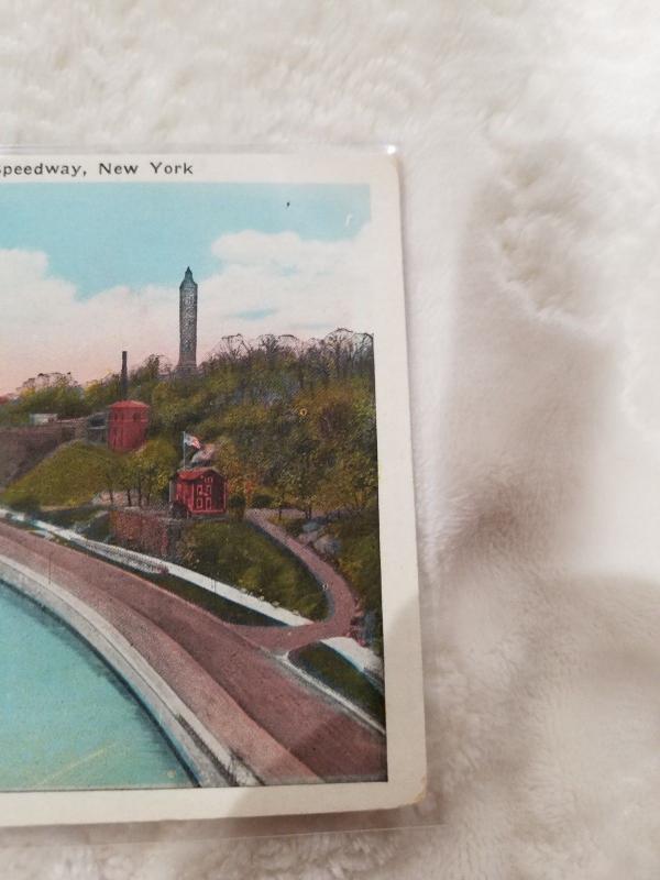 Antique Postcard, High Bridge, Harlem River and Speedway, New York