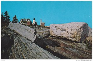 LIGHTHOUSE , 50-60s ; Pemaquid Point , Maine #3