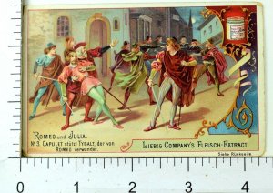 1880's Romeo & Juliet Opera Scenes Lovely Liebig Victorian 6 Trade Card Set K26