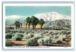 c1915 San Jacinto Seven Palms, Palm Springs CA. Postcard P128E