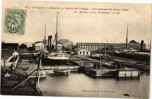 CPA St-NAZAIRE - Chantiers etAteliers de Penhoet (251074)