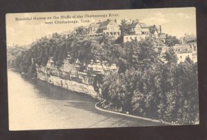 CHATTANOOGA TENNESSEE RIVER BLUFFS RESIDENCE VINTAGE POSTCARD