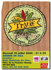 Tract Advertisement Wednesday, July 19, 2000 21 h 30 Arene Dax