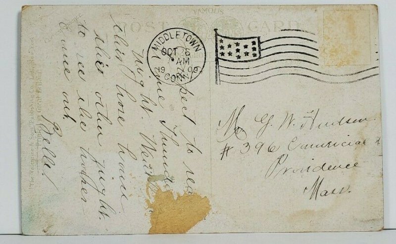 CT Middletown Hose Co. No.1 c1909 Postcard M18