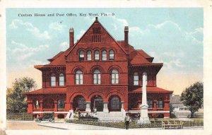 Key West Florida Custom House and Post Office Vintage Postcard JF235201