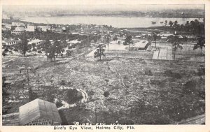 Haines City Florida Bird's Eye View Of Haines City B/W Lithograph PC U6271