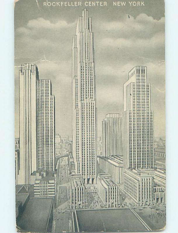 1940's ROCKEFELLER CENTER New York City NY H7080