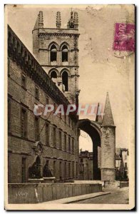 Old Postcard Montpellier's Faculty of Medicine and the Cathedral St Pierre