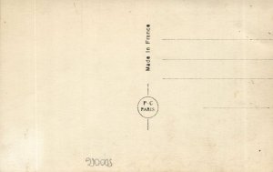 PC CPA RISQUE NUDE LADY READING IN A NEGLIGEE, REAL PHOTO POSTCARD (b6571)