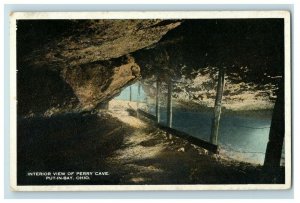 Circa 1910 Interior View Of Perry Cave, Put-In-Bay, OH Vintage Postcard P18