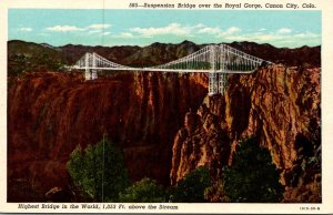 Colorado Canon City Royal Gorge Suspension Bridge