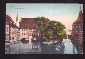 NURNBERG HEILIG GEIST SPITEL GERMANY ANTIQUE VINTAGE POSTCARD