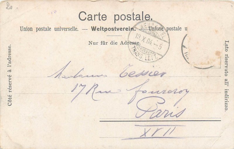 Switzerland Neuchatel Purry Square 1904