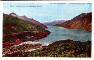 Postcard MOUNTAIN SCENE Skagway Alaska AK AO7467