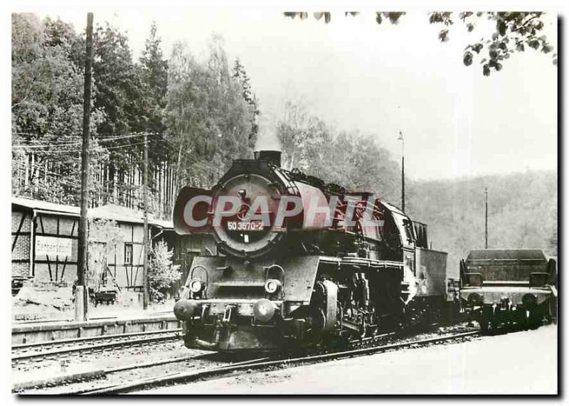 Postcard Modern Dampflokomotiven im Einsatz