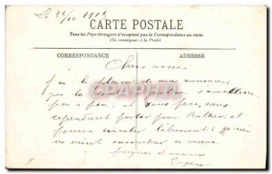 Postcard Old Cruiser Breastplate Caught In Storm