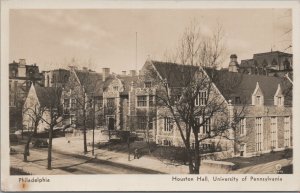 RPPC Postcard Houston Hall University of Pennsylvania Philadelphia PA