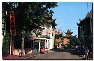 Old Postcard Los Angeles California Art and Gift shops Herb and spice shops a...