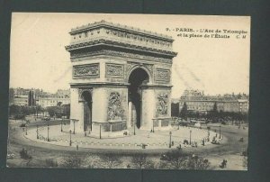 Ca 1911 PPC Paris Arc De Triomphe Mint