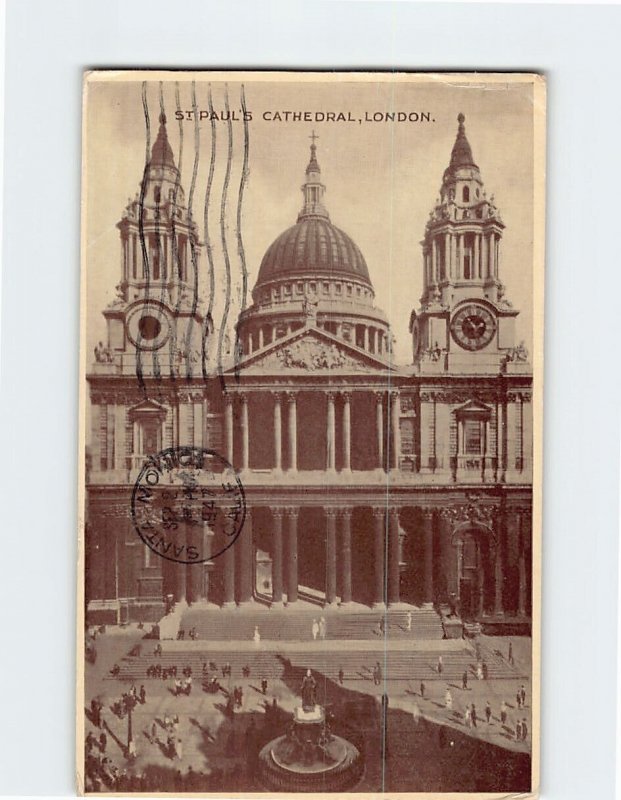 Postcard St. Paul's Cathedral, London, England