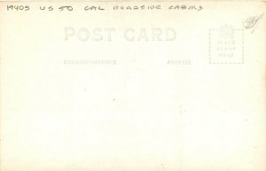 Postcard RPPC 1940s US 50 California Baxter Roadside Cabins Cottages 23-8361