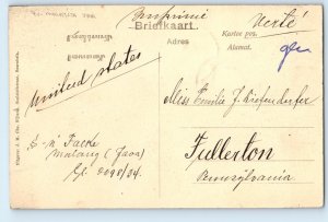 Java Indonesia Postcard Goelaliverkooper Worker 1911 Antique Posted