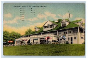 1963 View Of Augusta Country Club Augusta Georgia GA Posted Vintage Postcard 