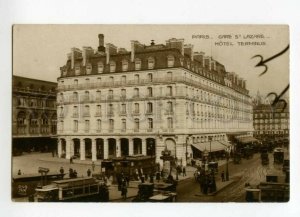 491688 France Paris train station St Lazare Hotel Terminus photo postcard
