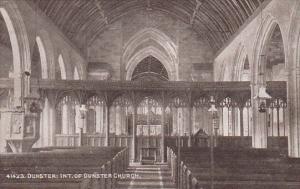 England Dunster Interior Of Dunster Church